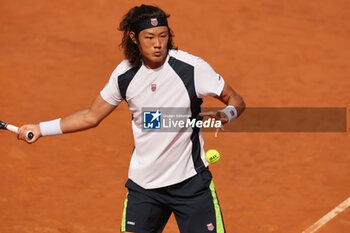 2024-05-15 - Rome, Italy 15.05.2024 : Alejandro TABILO (CHI) vs Zhizhen ZHANG (CHN) during Internazionali BNL 2024 men’s ATP 1000 Open tennis tournament in Rome at Grand Stand Arena . - INTERNAZIONALI BNL D'ITALIA - INTERNATIONALS - TENNIS