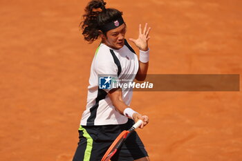 2024-05-15 - Rome, Italy 15.05.2024 : Alejandro TABILO (CHI) vs Zhizhen ZHANG (CHN) during Internazionali BNL 2024 men’s ATP 1000 Open tennis tournament in Rome at Grand Stand Arena . - INTERNAZIONALI BNL D'ITALIA - INTERNATIONALS - TENNIS