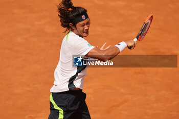 2024-05-15 - Rome, Italy 15.05.2024 : Alejandro TABILO (CHI) vs Zhizhen ZHANG (CHN) during Internazionali BNL 2024 men’s ATP 1000 Open tennis tournament in Rome at Grand Stand Arena . - INTERNAZIONALI BNL D'ITALIA - INTERNATIONALS - TENNIS