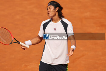 2024-05-15 - Rome, Italy 15.05.2024 : Alejandro TABILO (CHI) vs Zhizhen ZHANG (CHN) during Internazionali BNL 2024 men’s ATP 1000 Open tennis tournament in Rome at Grand Stand Arena . - INTERNAZIONALI BNL D'ITALIA - INTERNATIONALS - TENNIS