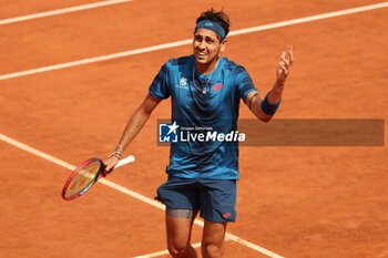 2024-05-15 - Rome, Italy 15.05.2024 : Alejandro TABILO (CHI) vs Zhizhen ZHANG (CHN) during Internazionali BNL 2024 men’s ATP 1000 Open tennis tournament in Rome at Grand Stand Arena . - INTERNAZIONALI BNL D'ITALIA - INTERNATIONALS - TENNIS