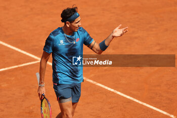 2024-05-15 - Rome, Italy 15.05.2024 : Alejandro TABILO (CHI) vs Zhizhen ZHANG (CHN) during Internazionali BNL 2024 men’s ATP 1000 Open tennis tournament in Rome at Grand Stand Arena . - INTERNAZIONALI BNL D'ITALIA - INTERNATIONALS - TENNIS