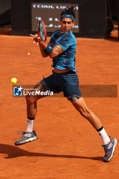 2024-05-15 - Rome, Italy 15.05.2024 : Alejandro TABILO (CHI) vs Zhizhen ZHANG (CHN) during Internazionali BNL 2024 men’s ATP 1000 Open tennis tournament in Rome at Grand Stand Arena . - INTERNAZIONALI BNL D'ITALIA - INTERNATIONALS - TENNIS