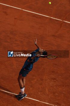 2024-05-15 - Rome, Italy 15.05.2024 : Alejandro TABILO (CHI) vs Zhizhen ZHANG (CHN) during Internazionali BNL 2024 men’s ATP 1000 Open tennis tournament in Rome at Grand Stand Arena . - INTERNAZIONALI BNL D'ITALIA - INTERNATIONALS - TENNIS