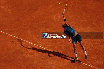 2024-05-15 - Rome, Italy 15.05.2024 : Alejandro TABILO (CHI) vs Zhizhen ZHANG (CHN) during Internazionali BNL 2024 men’s ATP 1000 Open tennis tournament in Rome at Grand Stand Arena . - INTERNAZIONALI BNL D'ITALIA - INTERNATIONALS - TENNIS