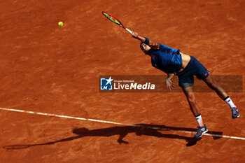 2024-05-15 - Rome, Italy 15.05.2024 : Alejandro TABILO (CHI) vs Zhizhen ZHANG (CHN) during Internazionali BNL 2024 men’s ATP 1000 Open tennis tournament in Rome at Grand Stand Arena . - INTERNAZIONALI BNL D'ITALIA - INTERNATIONALS - TENNIS