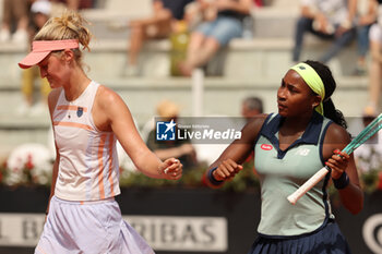 2024-05-15 - Rome, Italy 15.05.2024 : Coco Gauff (USA) during Internazionali BNL 2024 Women’s WTA 1000 Open tennis tournament in Rome at Grand Stand Arena . - INTERNAZIONALI BNL D'ITALIA - INTERNATIONALS - TENNIS