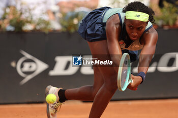 2024-05-15 - Rome, Italy 15.05.2024 : Coco Gauff (USA) during Internazionali BNL 2024 Women’s WTA 1000 Open tennis tournament in Rome at Grand Stand Arena . - INTERNAZIONALI BNL D'ITALIA - INTERNATIONALS - TENNIS