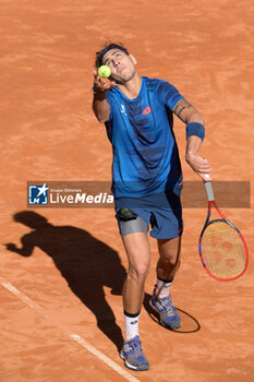 2024-05-17 - Alejandro Tabilo (CHI) during the semi final against Alexander Zverev (GER) of the ATP Master 1000 Internazionali BNL D'Italia tournament at Foro Italico on May 17, 2024
Fabrizio Corradetti / LiveMedia - INTERNAZIONALI BNL D'ITALIA - INTERNATIONALS - TENNIS