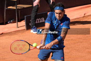 2024-05-17 - Alejandro Tabilo (CHI) during the semi final against Alexander Zverev (GER) of the ATP Master 1000 Internazionali BNL D'Italia tournament at Foro Italico on May 17, 2024
Fabrizio Corradetti / LiveMedia - INTERNAZIONALI BNL D'ITALIA - INTERNATIONALS - TENNIS