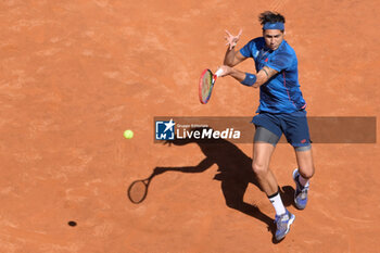 2024-05-17 - Alejandro Tabilo (CHI) during the semi final against Alexander Zverev (GER) of the ATP Master 1000 Internazionali BNL D'Italia tournament at Foro Italico on May 17, 2024
Fabrizio Corradetti / LiveMedia - INTERNAZIONALI BNL D'ITALIA - INTERNATIONALS - TENNIS