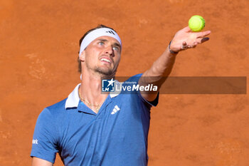 2024-05-17 - Alexander Zverev (GER) during the semi final against Alejandro Tabilo (CHI) of the ATP Master 1000 Internazionali BNL D'Italia tournament at Foro Italico on May 17, 2024
Fabrizio Corradetti / LiveMedia - INTERNAZIONALI BNL D'ITALIA - INTERNATIONALS - TENNIS