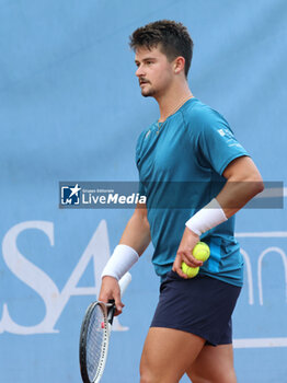 2024-05-16 - Jeffrey John Wolf (U.S.A.) during the match againts Luca Nardi (Italy) - 2024 PIEMONTE OPEN INTESA SAN PAOLO - INTERNATIONALS - TENNIS