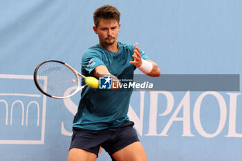 2024-05-16 - Jeffrey John Wolf (U.S.A.) during the match againts Luca Nardi (Italy) - 2024 PIEMONTE OPEN INTESA SAN PAOLO - INTERNATIONALS - TENNIS