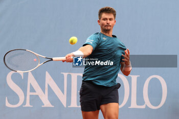 2024-05-16 - Jeffrey John Wolf (U.S.A.) during the match againts Luca Nardi (Italy) - 2024 PIEMONTE OPEN INTESA SAN PAOLO - INTERNATIONALS - TENNIS