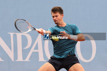 2024-05-16 - Jeffrey John Wolf (U.S.A.) during the match againts Luca Nardi (Italy) - 2024 PIEMONTE OPEN INTESA SAN PAOLO - INTERNATIONALS - TENNIS