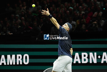 2024-02-16 - Tallon Griekspoor of Netherlands against Emil Ruusuvuori of Finland, quarter-final during the ABN Amro Open 2024, ATP 500 tennis tournament on February 16, 2024 in Rotterdam, Netherlands - TENNIS - ABN AMRO OPEN 2024 - INTERNATIONALS - TENNIS