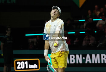 2024-02-16 - Emil Ruusuvuori of Finland against Tallon Griekspoor of Netherlands, quarter-final during the ABN Amro Open 2024, ATP 500 tennis tournament on February 16, 2024 in Rotterdam, Netherlands - TENNIS - ABN AMRO OPEN 2024 - INTERNATIONALS - TENNIS