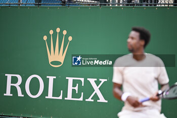 2024-04-09 - Rolex longo sponsor during the Rolex Monte-Carlo ATP Masters 1000 tennis on April 9, 2024 at Monte Carlo Country Club in Roquebrune Cap Martin, France near Monaco. Photo Victor Joly / DPPI - TENNIS - ROLEX MONTE CARLO MASTERS 2024 - 09/04 - INTERNATIONALS - TENNIS