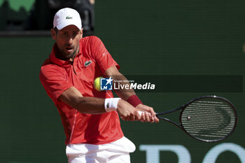 2024-04-11 - Novak Djokovic of Serbia during day 5 of the Rolex Monte-Carlo 2024, ATP Masters 1000 tennis event on April 11, 2024 at Monte-Carlo Country Club in Roquebrune Cap Martin, France - TENNIS - ROLEX MONTE-CARLO MASTERS 2024 - 11/04 - INTERNATIONALS - TENNIS