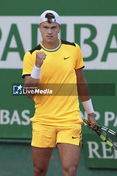 2024-04-11 - Holger Rune of Denmark during day 5 of the Rolex Monte-Carlo 2024, ATP Masters 1000 tennis event on April 11, 2024 at Monte-Carlo Country Club in Roquebrune Cap Martin, France - TENNIS - ROLEX MONTE-CARLO MASTERS 2024 - 11/04 - INTERNATIONALS - TENNIS