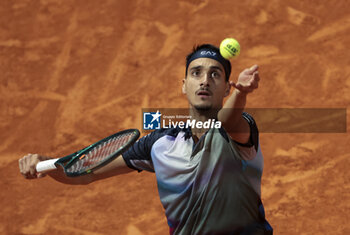 2024-04-11 - Lorenzo Sonego of Italy during day 5 of the Rolex Monte-Carlo 2024, ATP Masters 1000 tennis event on April 11, 2024 at Monte-Carlo Country Club in Roquebrune Cap Martin, France - TENNIS - ROLEX MONTE-CARLO MASTERS 2024 - 11/04 - INTERNATIONALS - TENNIS