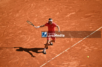 2024-04-11 - Stefanos Tsitsipas during the Rolex Monte-Carlo ATP Masters 1000 tennis on April 11, 2024 at Monte Carlo Country Club in Roquebrune Cap Martin, France near Monaco. Photo Victor Joly / DPPI - TENNIS - ROLEX MONTE CARLO MASTERS 2024 - 11/04 - INTERNATIONALS - TENNIS