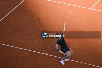 2024-04-11 - Jannik Sinner during the Rolex Monte-Carlo ATP Masters 1000 tennis on April 11, 2024 at Monte Carlo Country Club in Roquebrune Cap Martin, France near Monaco. Photo Victor Joly / DPPI - TENNIS - ROLEX MONTE CARLO MASTERS 2024 - 11/04 - INTERNATIONALS - TENNIS