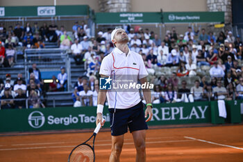 2024-04-11 - Grigor Dimitrov during the Rolex Monte-Carlo ATP Masters 1000 tennis on April 11, 2024 at Monte Carlo Country Club in Roquebrune Cap Martin, France near Monaco. Photo Victor Joly / DPPI - TENNIS - ROLEX MONTE CARLO MASTERS 2024 - 11/04 - INTERNATIONALS - TENNIS