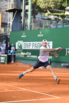2024-04-11 - Grigor Dimitrov during the Rolex Monte-Carlo ATP Masters 1000 tennis on April 11, 2024 at Monte Carlo Country Club in Roquebrune Cap Martin, France near Monaco. Photo Victor Joly / DPPI - TENNIS - ROLEX MONTE CARLO MASTERS 2024 - 11/04 - INTERNATIONALS - TENNIS
