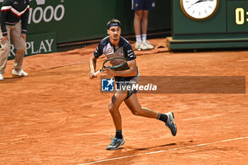2024-04-11 - Lorenzo Sonego during the Rolex Monte-Carlo ATP Masters 1000 tennis on April 11, 2024 at Monte Carlo Country Club in Roquebrune Cap Martin, France near Monaco. Photo Victor Joly / DPPI - TENNIS - ROLEX MONTE CARLO MASTERS 2024 - 11/04 - INTERNATIONALS - TENNIS