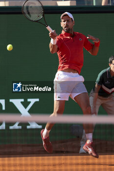 2024-04-12 - Novak Djokovic of Serbia during day 6 of the Rolex Monte-Carlo 2024, ATP Masters 1000 tennis event on April 12, 2024 at Monte-Carlo Country Club near Monaco in Roquebrune Cap Martin, France - TENNIS - ROLEX MONTE CARLO MASTERS 2024 - 12/04 - INTERNATIONALS - TENNIS