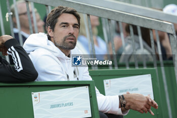 2024-04-12 - Jeremy Chardy, coach of Ugo Humbert of France during day 6 of the Rolex Monte-Carlo 2024, ATP Masters 1000 tennis event on April 12, 2024 at Monte-Carlo Country Club near Monaco in Roquebrune Cap Martin, France - TENNIS - ROLEX MONTE CARLO MASTERS 2024 - 12/04 - INTERNATIONALS - TENNIS