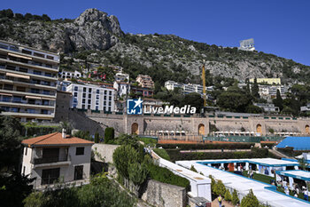 2024-04-12 - General atmosphere ambiance view or ambience illustration during the Rolex Monte-Carlo ATP Masters 1000 tennis on April 12, 2024 at Monte Carlo Country Club in Roquebrune Cap Martin, France near Monaco. Photo Victor Joly / DPPI - TENNIS - ROLEX MONTE CARLO MASTERS 2024 - 12/04 - INTERNATIONALS - TENNIS