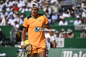 2024-04-12 - Holger Rune during the Rolex Monte-Carlo ATP Masters 1000 tennis on April 12, 2024 at Monte Carlo Country Club in Roquebrune Cap Martin, France near Monaco. Photo Victor Joly / DPPI - TENNIS - ROLEX MONTE CARLO MASTERS 2024 - 12/04 - INTERNATIONALS - TENNIS
