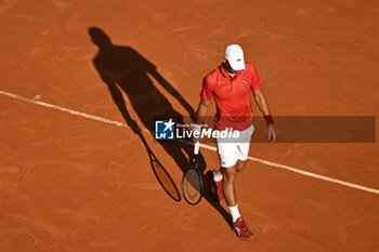 2024-04-12 - Novak Djokovic during the Rolex Monte-Carlo ATP Masters 1000 tennis on April 12, 2024 at Monte Carlo Country Club in Roquebrune Cap Martin, France near Monaco. Photo Victor Joly / DPPI - TENNIS - ROLEX MONTE CARLO MASTERS 2024 - 12/04 - INTERNATIONALS - TENNIS