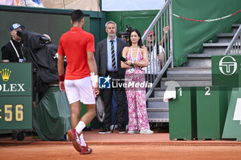 2024-04-12 - Alize Lim and Marc Maury during the Rolex Monte-Carlo ATP Masters 1000 tennis on April 12, 2024 at Monte Carlo Country Club in Roquebrune Cap Martin, France near Monaco. Photo Victor Joly / DPPI - TENNIS - ROLEX MONTE CARLO MASTERS 2024 - 12/04 - INTERNATIONALS - TENNIS