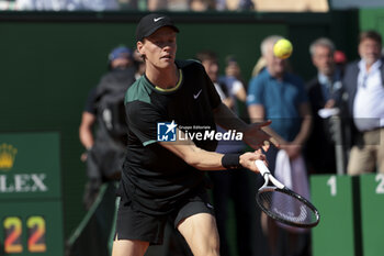 2024-04-13 - Jannik Sinner of Italy during day seven of the Rolex Monte-Carlo 2024, ATP Masters 1000 tennis event on April 13, 2024 at Monte-Carlo Country Club in Roquebrune Cap Martin, France - TENNIS - ROLEX MONTE CARLO MASTERS 2024 - 13/04 - INTERNATIONALS - TENNIS