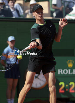 2024-04-13 - Jannik Sinner of Italy during day seven of the Rolex Monte-Carlo 2024, ATP Masters 1000 tennis event on April 13, 2024 at Monte-Carlo Country Club in Roquebrune Cap Martin, France - TENNIS - ROLEX MONTE CARLO MASTERS 2024 - 13/04 - INTERNATIONALS - TENNIS