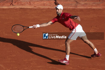 2024-04-13 - Novak Djokovic of Serbia during day seven of the Rolex Monte-Carlo 2024, ATP Masters 1000 tennis event on April 13, 2024 at Monte-Carlo Country Club in Roquebrune Cap Martin, France - TENNIS - ROLEX MONTE CARLO MASTERS 2024 - 13/04 - INTERNATIONALS - TENNIS