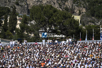 2024-04-13 - Public crowd or audience spectators fans illustration during the Rolex Monte-Carlo ATP Masters 1000 tennis on April 13, 2024 at Monte Carlo Country Club in Roquebrune Cap Martin, France near Monaco. Photo Victor Joly / DPPI - TENNIS - ROLEX MONTE CARLO MASTERS 2024 - 13/04 - INTERNATIONALS - TENNIS