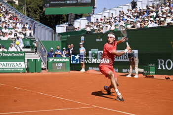 2024-04-13 - Stefanos Tsitsipas during the Rolex Monte-Carlo ATP Masters 1000 tennis on April 13, 2024 at Monte Carlo Country Club in Roquebrune Cap Martin, France near Monaco. Photo Victor Joly / DPPI - TENNIS - ROLEX MONTE CARLO MASTERS 2024 - 13/04 - INTERNATIONALS - TENNIS