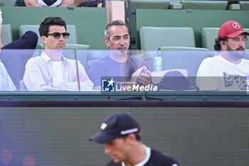 2024-04-13 - Youri Djorkaeff during the Rolex Monte-Carlo ATP Masters 1000 tennis on April 13, 2024 at Monte Carlo Country Club in Roquebrune Cap Martin, France near Monaco. Photo Victor Joly / DPPI - TENNIS - ROLEX MONTE CARLO MASTERS 2024 - 13/04 - INTERNATIONALS - TENNIS
