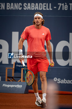 2024-04-17 - Stefanos Tsitsipas (Greece) during a second round ATP 500 Barcelona Open Banc Sabadell 2024 match at Real Club de Tenis de Barcelona, in Barcelona, Spain on April 17, 2024. (Photo/Felipe Mondino) - ATP 500 BARCELONA OPEN BANC SABADELL 2024 - SEBASTIAN OFNER (AUT) VS STEFANOS TSITSIPAS (GRE) - INTERNATIONALS - TENNIS