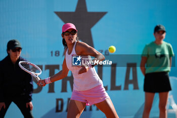 2024-04-22 - Astra Sharma of Australia in action against Katie Volynets of United States during the Mutua Madrid Open 2024, ATP Masters 1000 and WTA 1000, tennis tournament on April 22, 2024 at Caja Magica in Madrid, Spain - TENNIS - MUTUA MADRID OPEN 2024 - INTERNATIONALS - TENNIS