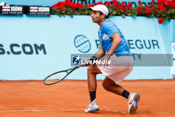 24/04/2024 - Benjamin Hassan of Germany in action against Borna Coric of Croatia during the Mutua Madrid Open 2024, ATP Masters 1000 and WTA 1000, tennis tournament on April 24, 2024 at Caja Magica in Madrid, Spain - TENNIS - MUTUA MADRID OPEN 2024 - INTERNAZIONALI - TENNIS