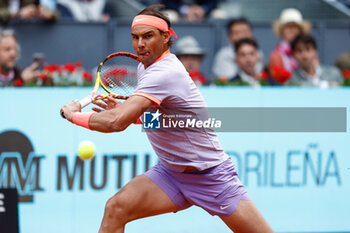 25/04/2024 - Rafael Nadal of Spain in action against Darwin Blanch of USA during the Mutua Madrid Open 2024, ATP Masters 1000 and WTA 1000, tennis tournament on April 25, 2024 at Caja Magica in Madrid, Spain - TENNIS - MUTUA MADRID OPEN 2024 - INTERNAZIONALI - TENNIS