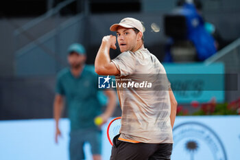 29/04/2024 - Pavel Kotov of Russia in action against Jannik Sinner of Italy during the Mutua Madrid Open 2024, ATP Masters 1000 and WTA 1000, tennis tournament on April 29, 2024 at Caja Magica in Madrid, Spain - TENNIS - MUTUA MADRID OPEN 2024 - INTERNAZIONALI - TENNIS