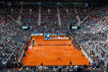 29/04/2024 - General view during the match between Rafael Nadal of Spain and against Pedro Cachin of Argentina during the Mutua Madrid Open 2024, ATP Masters 1000 and WTA 1000, tennis tournament on April 29, 2024 at Caja Magica in Madrid, Spain - TENNIS - MUTUA MADRID OPEN 2024 - INTERNAZIONALI - TENNIS