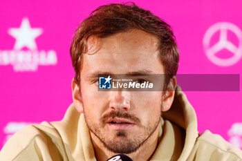 2024-05-02 - Daniil Medvedev of Russia at press conference during the Mutua Madrid Open 2024, ATP Masters 1000 and WTA 1000, tennis tournament on May 2, 2024 at Caja Magica in Madrid, Spain - TENNIS - MUTUA MADRID OPEN 2024 - INTERNATIONALS - TENNIS